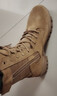际华三五零五新式棕色作战靴男夏季碳板作战鞋超轻高帮耐磨训练靴真皮登山鞋 棕色新式作战靴【高配款】 42 (260mm) 【原厂正品 两双鞋垫】 实拍图