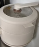 美的（Midea）电煮锅 小电锅 电蒸锅 宿舍小锅多功能锅辅食锅 1.6L学生寝室一体泡面小火锅电煮锅XZE2017 配蒸笼 实拍图