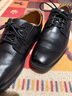 Clarks其乐泰顿系列男士德比鞋布洛克正装商务舒适皮鞋男 黑色 261103508 （加宽楦） 40 实拍图