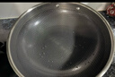 炊大皇炒锅有钛0氟不粘锅316L不锈钢不粘平底炒锅34cm 实拍图