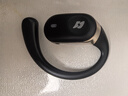 山水（SANSUI）W132【重磅新品】挂耳式蓝牙耳机 骨传导概念不入耳开放式无线运动跑步降噪耳夹式适用于华为 黑 实拍图