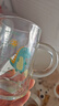 富光玻璃杯家用儿童牛奶杯子带刻度吸管水杯男女宝宝冲泡奶粉杯带把手 实拍图
