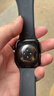 Apple/苹果 女神节礼物Watch S11 智能手表GPS款46毫米亮黑色铝金属表壳黑色运动型表带M/L 实拍图