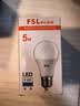 佛山照明（FSL）led雷达人体感应灯泡E27螺口车库楼道节能灯5.8G智能微波感应球泡 5W白光6500K 实拍图