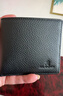 稻草人男士钱包短款商务头层牛皮横款两折票夹多卡位钱夹生日礼物 实拍图