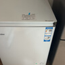 海尔（Haier）142L单温冰柜小型家用小冰柜减霜一级能效冷藏冷冻转换深冷冷柜小冰箱BC/BD-142GHW9D国家补贴 实拍图