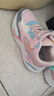 361°儿童运动鞋男女童(3-12岁)防撞鞋头密网休闲跑鞋 粉 33 实拍图