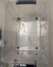 禧天龙塑料衣物收纳箱玩具整理箱车载储物箱55L 透明 1个装 带轮 实拍图