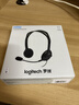 罗技（Logitech）H110 多功能立体声耳麦 3.5mm有线头戴式耳机 电脑笔记本双插头耳机 单个装 实拍图