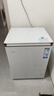 海尔（Haier）142L单温冰柜小型家用小冰柜减霜一级能效冷藏冷冻转换深冷冷柜小冰箱BC/BD-142GHW9D国家补贴 实拍图