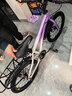 凤凰（Phoenix）儿童自行车脚踏车自行车3-6-10-18岁童车双碟刹带辅助轮18寸紫色 实拍图