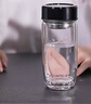富光男女士双层玻璃杯 高硼硅玻璃304茶隔水杯子 带茶隔泡茶杯500ml 实拍图