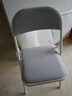 星恺椅子折叠椅凳子电脑椅子靠背餐椅学习椅办公椅 XK1022灰色网布 实拍图