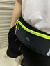 欧督跑步腰包男女士运动手机腰包男马拉松健身隐形水壶腰带速干手机包 黑色 实拍图
