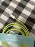 品胜苹果数据线USB to Lightning充电线快充 适用iPhone14Pro/13/12/XR/11/8手机ipad平板车载编织绿 实拍图