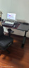 傲风A4Pro电竞桌实木电动升降电脑桌办公书桌子黑色1.4*0.7m 实拍图