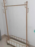 麦瑞迪衣架落地衣帽架卧室多功能挂衣服架置物架结实入户立式简易挂衣架 轻奢金-长60cm 实拍图
