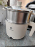 利仁（Liven）电煮锅304不锈钢0涂层1.8L小电锅宿舍电火锅电蒸锅炖蒸煮一体多功能学生锅小型1-2人用DHG-B151 实拍图