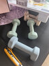 Keep哑铃女士男士健身家用彩色浸塑环保手铃亚铃全身塑形水蓝2kg*2 实拍图
