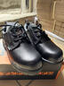 赛维纳 劳保鞋男士牛皮透气款工作安全鞋透气防砸防刺穿钢包头橡胶鞋底 黑色 015款功能鞋 42 厂送 实拍图