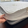 南极人（Nanjiren）A类夹棉全棉床笠1.8米x2米纯棉100%床罩加厚席梦思床垫保护套床单 夏洛床笠-白【A类全棉+新疆棉花填充】 180cm*200cm 单床笠 实拍图