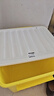 SPACEXPERT 衣物收纳箱特大号塑料整理箱车载储物箱60L黄色 1个装 带轮 实拍图