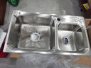 华帝（VATTI）厨房不锈钢水槽拉伸双槽洗菜盆洗碗盆水池H-A2012(77)-C.1 S2双槽 实拍图