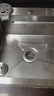 松派厨房水槽左侧排水大单槽304不锈钢洗菜盆一体盆洗碗槽水池盆 90×50cm顶配套装【左排水】三孔 【国标SUS304假一赔十】 实拍图