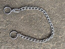 万牵狗链子 不锈p链牵引绳项圈栓狗遛中大型犬脖圈脖套P链金属防咬铁 实拍图