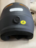 凤凰新国标A类3C认证电动车摩托车头盔双镜片防雾防风保暖哑黑 男女四季通用电瓶车3/4半盔冬季安全帽 实拍图