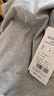 MARKLESS【安心品质】纯棉亲肤T恤男士纯色短袖打底衫5630 浅麻灰 L 实拍图