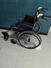 鱼跃 (yuwell)手动轮椅车H062折叠老人轻便免充气铝合金旅行手推代步 实拍图