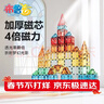 布鲁奇钻面彩窗磁力片儿童玩具男孩3-6岁磁力积木益智玩具1-3岁生日礼物 实拍图