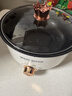 火锅专用锅电火锅电煮锅电蒸锅多功能一体电热锅多功能一锅多用蒸煮鸳鸯锅家用 加厚防烫24CM【适2-3人】3.0L单层 正品国货【煮饭/炒菜/火锅】三档大火力 实拍图