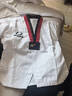 竞派 跆拳道服 纯棉长袖儿童跆拳道服成人比赛道服全棉跆拳道衣服训练服装 实拍图