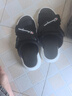 AIZUNSHI拖鞋男夏季凉鞋男室外防滑两用凉鞋2026新款外穿沙滩鞋男士凉拖鞋 黑白色 39 (245mm) 实拍图