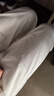 顶峰保罗（Dingfengbaoluo）休闲裤男夏季宽松运动户外潮牌阔腿重磅直筒长裤子9066白色L 实拍图