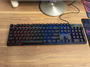 前行者GX 87/104键真机械手感游戏键盘鼠标套装有线静音薄膜键鼠台式电脑网吧笔记本办公背光USB外接外设 黑色-彩虹光键盘【加厚升级版】 实拍图
