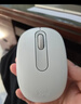 罗技（Logitech）M221 轻音鼠标 无线鼠标 办公鼠标 对称鼠标 带无线微型接收器 米白色 实拍图