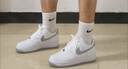 耐克NIKE男空军一号AF1 运动鞋FJ4146-100白灰44.5 实拍图