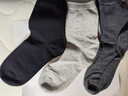 南极人男士袜子100%纯棉男袜6双抑菌无骨防臭休闲商务秋冬季中筒袜 实拍图
