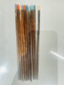 双枪（Suncha）鸡翅木筷子 中式分色筷 一人一筷家用无漆实木筷子5双装 实拍图