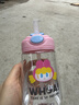 乐扣乐扣（LOCK&LOCK）儿童水杯宝宝吸管杯小学生运动水壶幼儿园直饮杯子400ml粉色 实拍图
