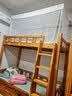 懒无限初高中学生宿舍蚊帐上下铺通用蚊帐架0.9m三开门全框伸缩带防尘顶 实拍图
