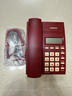 飞利浦(PHILIPS）电话机座机 固定电话 办公家用 免提通话 免电池 来电显示CORD040 红色  实拍图