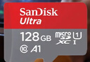 闪迪（SanDisk）128GB TF（MicroSD）内存卡 A1 U1 C10 至尊高速移动版存储卡 读速140MB/s 手机平板游戏机内存卡 实拍图