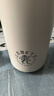 丽贝德智能指纹解锁保温杯识别开启锁温保冷316不锈钢指纹 朱鹭白 500ML 实拍图