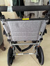 鱼跃(yuwell)手动轮椅车1100A折叠老人轻便便携式手推车旅行可上飞机 实拍图