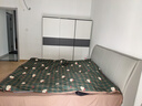 浩玄简易推拉门衣柜家用卧室新款小户型出租房屋木质耐用柜子挂衣橱 月光白(长160cm主柜) 实拍图