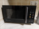 美的（Midea）微碳微波炉烤箱一体机900w微波1000w烧烤平板光波速热23L容量变频臻彩荧幕 （C32） 实拍图